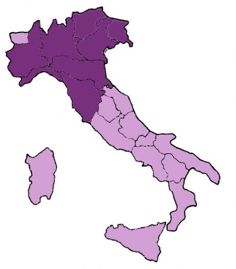 zone raggiunte dal servizio